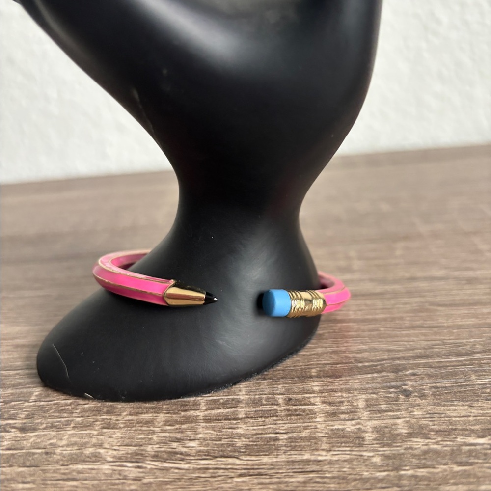 Betsey Johnson NWOT Pink Pencil-Inspired Bracelet